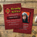 Search for firefighter graduation invitations Fire academy