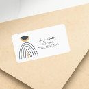 Search for mid century modern return address labels Minimalist