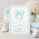 Search for plaid baby boy shower invitations For kids