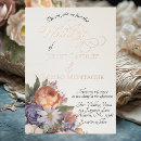 Search for rose gold foil wedding invitations Boho
