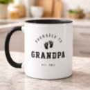 Search for baby footprint mugs Grandpa