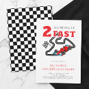 Search for red car birthday invitations Racing birthday party
