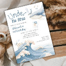 Recherche de under the sea party invitations Poisson