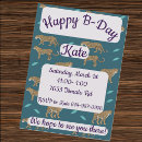 Search for jaguar birthday invitations Animal