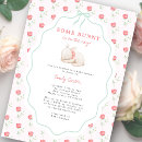 Search for spring bunny baby shower invitations Watercolor