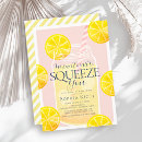 Search for pink lemon invitations Lemonade
