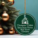 Search for realtor ornaments Green