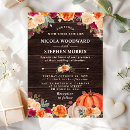 Search for pumpkin wedding invitations Fall