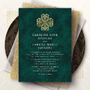 Recherche de gaélique invitations Trèfle