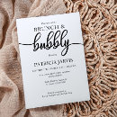 Recherche de brunch et pétillant invitations Typographie