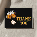 Search for beer thank you cards Black