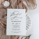 Search for modern chic bridal shower invitations Classic