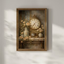 Search for wall clock posters Floral