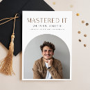 Search for masters degree graduation announcement cards University
