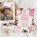 Recherche de western anniversaire invitations Fille