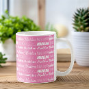 Search for girls name mugs Girly