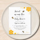 Search for bee 4x5 invitations Watercolor