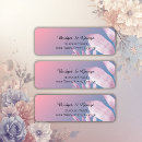 Search for pink blue return address labels Blossom