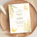 Recherche de jaune vert mariage invitations Jardin