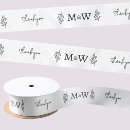 Search for thank you ribbon Typography
