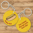 Search for fast food keychains Hot dog