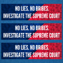 Search for supreme court bumper stickers Corruption