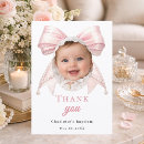 Search for pink bow thank you cards Girl