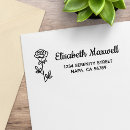 Search for single rubber stamps Return address