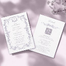 Recherche de bleu lavande mariage invitations Invités