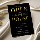 Search for black gold housewarming invitations Modern