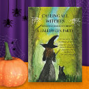 Search for witch halloween invitations Wiccan