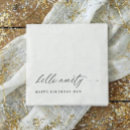 Search for 90th birthday napkins Stylish