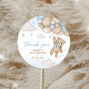 Search for blue baby shower stickers Bear
