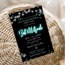 Recherche de turquoise bar bat mitzvah invitations Juif