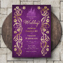 Search for beauty and beast wedding invitations Once upon a time