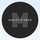 Search for black and white circles template stickers For her