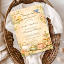 Search for tea time baby shower invitations Floral tea party
