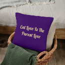 Search for purple pillows Typography