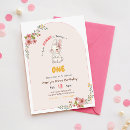 Search for vintage tea birthday invitations Bunny