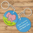 Search for cartoon elephant keychains Baby