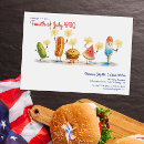 Search for independence day invitations Backyard bbq party