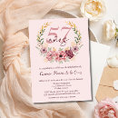 Search for 57th birthday invitations For her