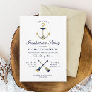 Search for anchor graduation invitations Navy blue