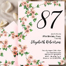Search for 87th birthday invitations For her