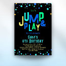 Search for park birthday invitations Indoor trampoline park