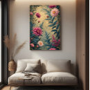 Search for vintage floral posters Gold