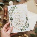 Search for real gold foil wedding invitations Elegant