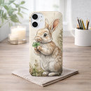 Recherche de lapin avec des fleurs iphone coques Cottagecore