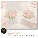 Search for pink scrapbook paper Vintage