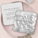 Search for round square business cards Elegant